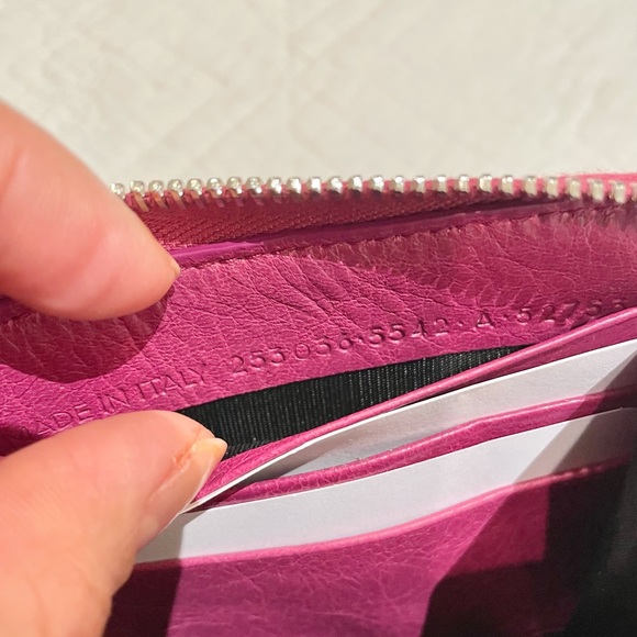 Authentic Balenciaga Lambskin long zippy wallet - Picture 14 of 16